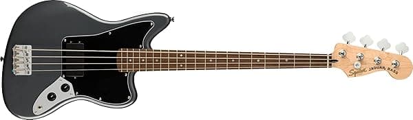 Fender Squier Affinity Jaguar Bass, Metálico Carbón Helado, Diapasón de Laurel 378501569