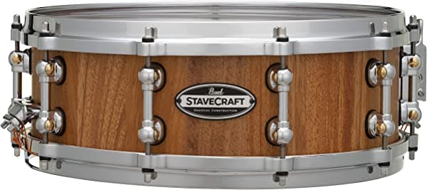 Pearl Snare Tambor Mano Rubbed Natural Maple (Scd1450Mk186)