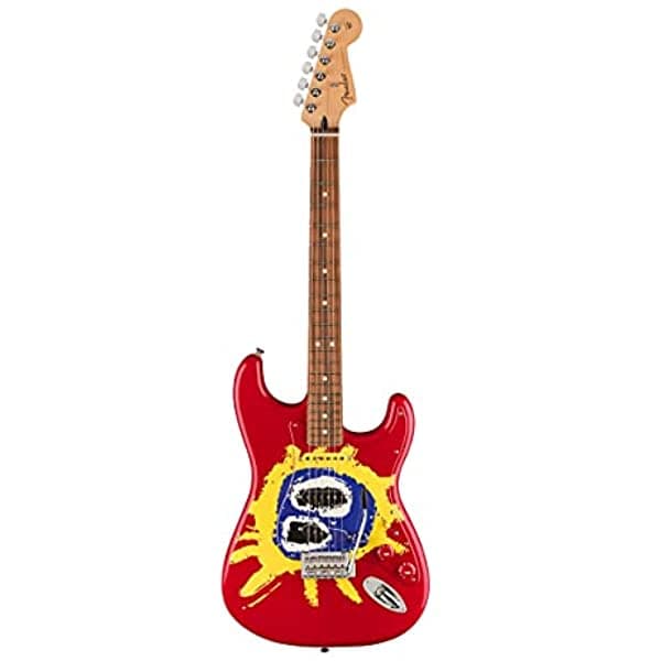 Fender 6 Cuerdas Guitarra Eléctrica de Cuerpo Sólido, Derecha, Gráfico (0141063350)