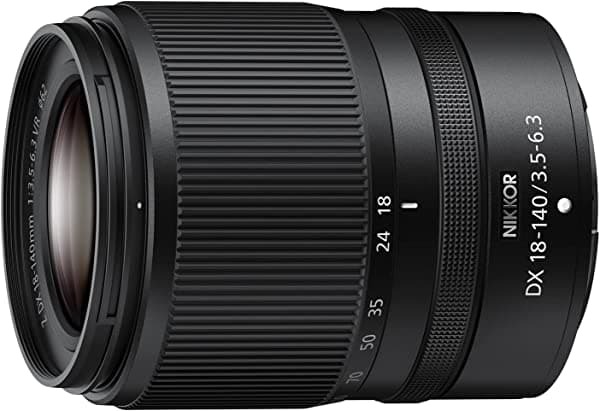 Nikon NIKKOR Z DX 18-140mm VR - Zoom todo en uno compacto para cámaras sin espejo formato DX APS-C | Modelo USA | Nikon 20104