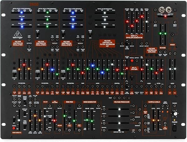Behringer 2600 Sintetizador Analógico Semimodular, sonido clásico para músicos y productores 000-DNJ02-00010