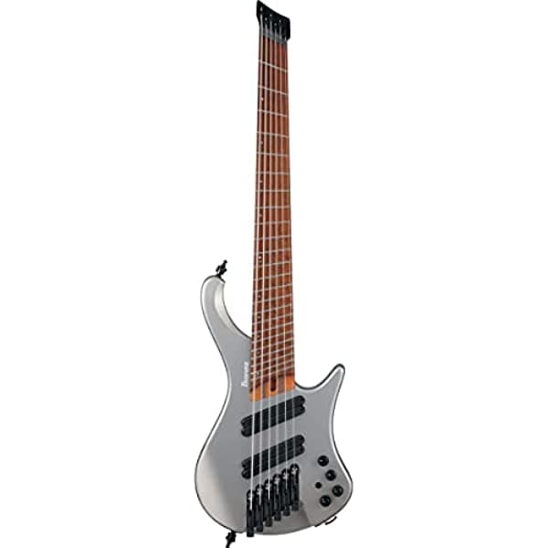Ibanez EHB1006MS - Bajo Eléctrico Ergonómico Headless de 6 Cuerdas Multiescala Gris Metálico Mate EHB1006MSMGM