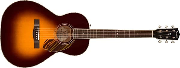 Fender Ps-220E Parlor Guitarra Acústica De 6 Cuerdas (3 Tonos Vintage Sunburst) 970320303