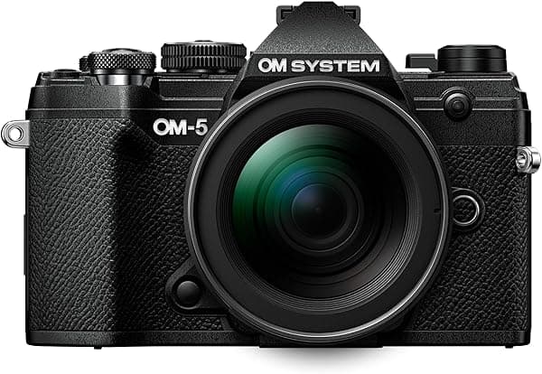 Olympus OM System OM-5 Cámara Cuerpo con Lente 12-45mm (Negro) 50332193512