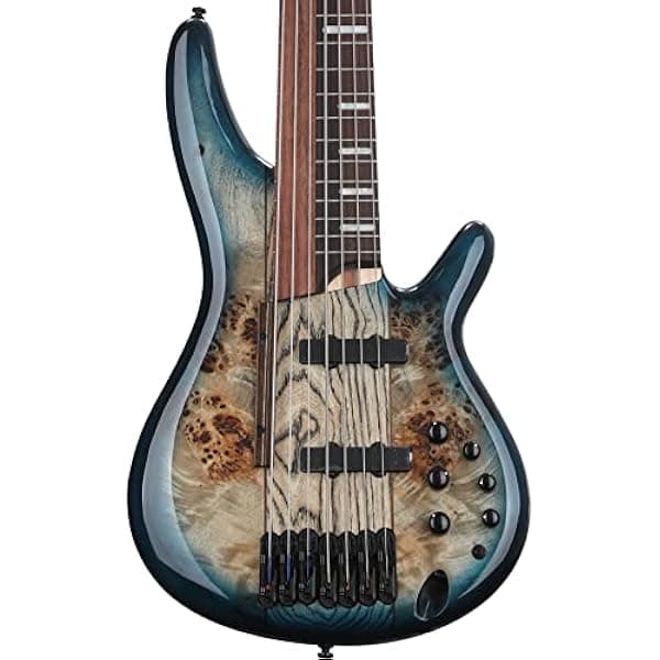Ibanez Bass Workshop SRAS7 Ashula bajo eléctrico 7 cuerdas Cosmic Blue Starburst