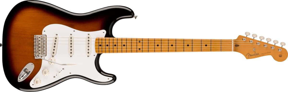 Fender Vintera II '50s Stratocaster Guitarra Eléctrica - Sunburst de 2 Colores, Diapasón de Arce, Modelo 149012303