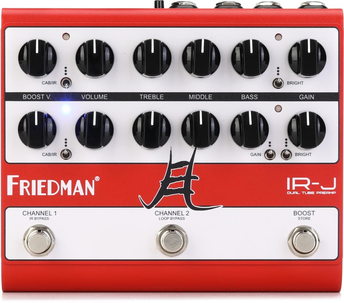 Friedman IR-J Jake E Lee Preamplificador de Válvulas Doble para Guitarra Pedal Preamp de Alta Ganancia