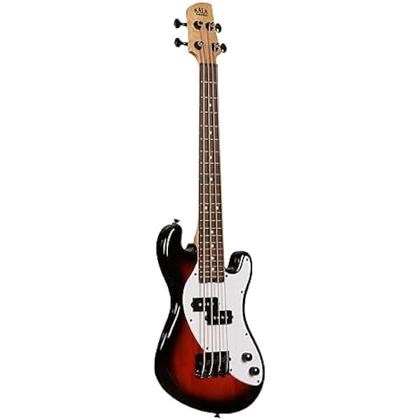 Kala Ubass SB-TB-FS - Ukelele bajo de 4 cuerdas, para diestros, Tobacco Sunburst