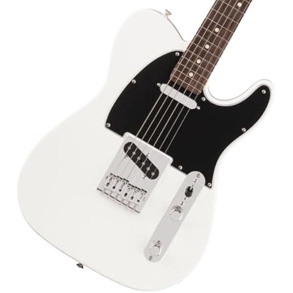 Fender Player II Telecaster Guitarra eléctrica, Polar White, con diapasón de palisandro