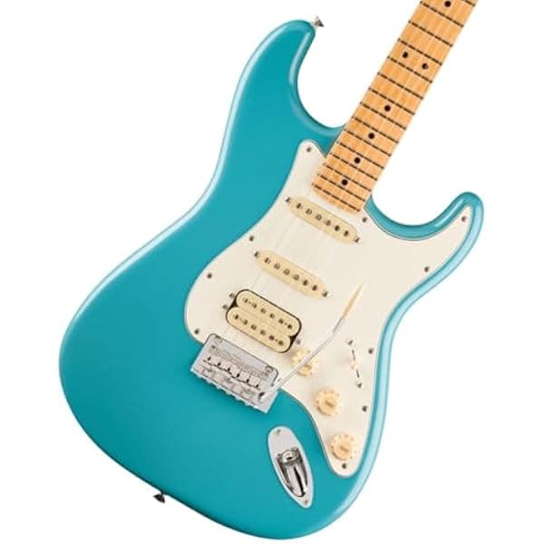 Fender Player II Stratocaster HSS guitarra eléctrica, diapasón de maple, color Aquatone Blue