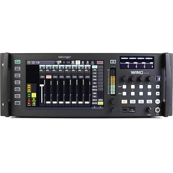 Behringer WING Rack Mezcladora Digital 48 Canales para Rack, Consola/Mixer para Vivo y Estudio