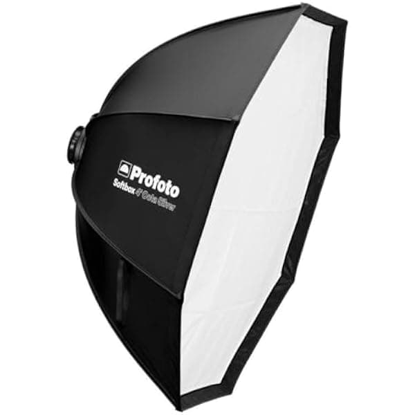Profoto Softbox 201504 Octa 4 pies con difusor 1 paso para flashes A-Series y cabezales de 100 mm (plata)