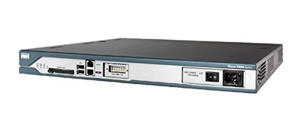 Cisco 2811 C2811-VSEC/K9 Bundle Voz y Seguridad PVDM2-16 Licencia Advanced IP Services 64 a 256 DSP Router Empresarial