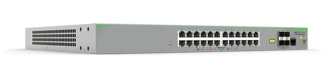 Allied Telesis FS980M/28PS-30 Switch Gestionado L3 Fast Ethernet 10/100 PoE Gigabit Uplink 30W Gris AT-FS980M/28PS-30