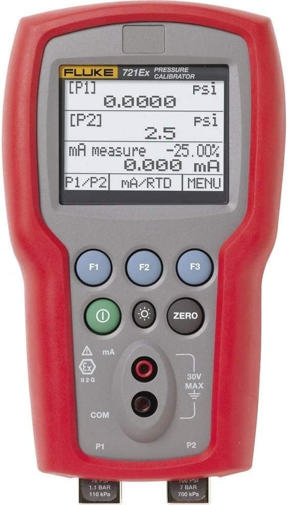 Fluke 721EX-3630 Calibrador de Presión Intrínsecamente Seguro, Rango 36/30 psi, Manómetro Digital Industrial, Certificado para Áreas Peligrosas, Modelo 4353473, Part Number FLK-721EX-3630