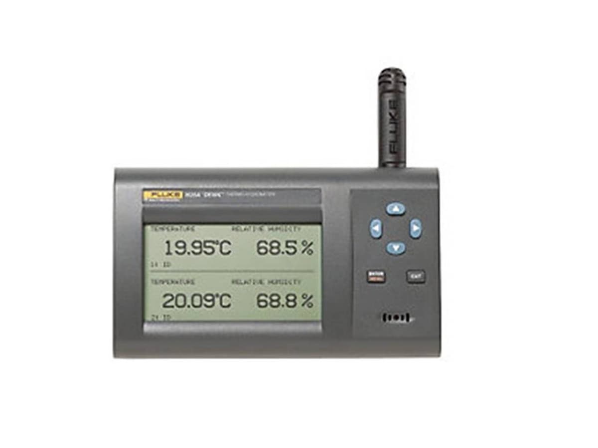 Fluke Calibration 1620A-H-156 Termohigrómetro Digital DewK con Sensor de Alta Precisión, Exactitud de Temperatura ±0.125°C, 115V, Medición de Humedad y Temperatura, Registrador de Datos, Laboratorio y Calibración