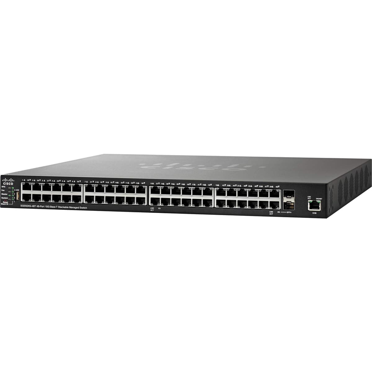Cisco SG550XG-48T-K9-NA Switch 48 Puertos Gigabit/Ethernet Apilable L3 Gestionable - Reacondicionado SG550XG-48T-K9-NA-cr