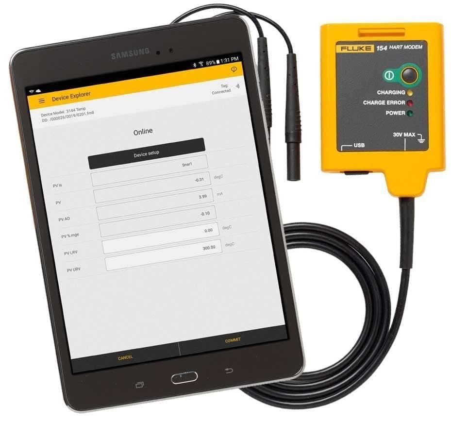 Fluke 154 US/CAN Asistente de Calibración HART Comunicaciones/Diagnóstico para Procesos Industriales y Mantenimiento