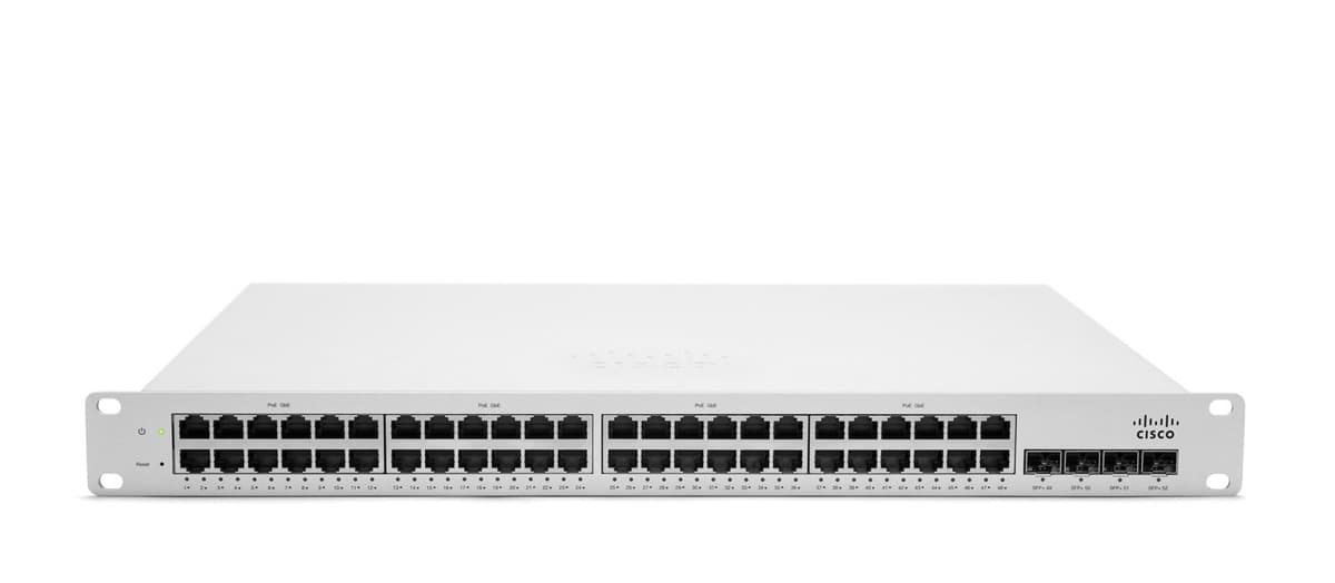 Cisco Meraki MS320-48LP Switch L3 Gestionado en la Nube, 48 Puertos Gigabit, PoE 370W, MS320-48LP-HW