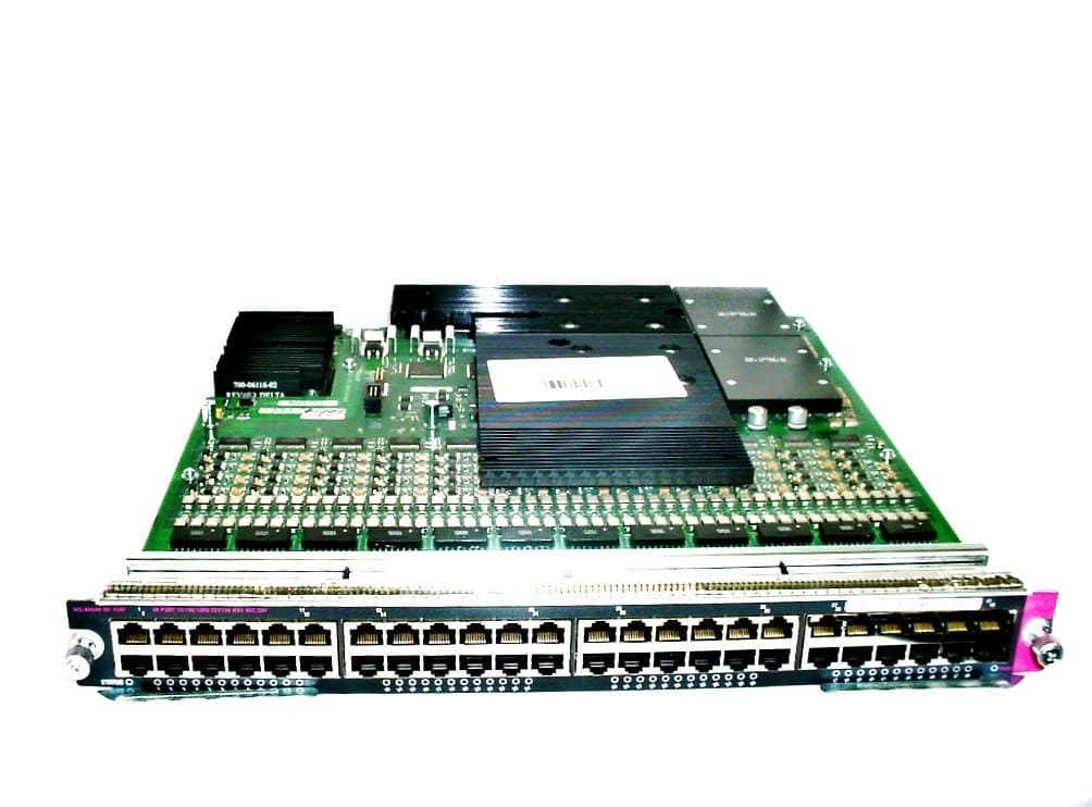 Cisco Catalyst WS-X6548-GE-45AF Módulo de Expansión 48 Puertos Gigabit Ethernet PoE para Switches Cisco