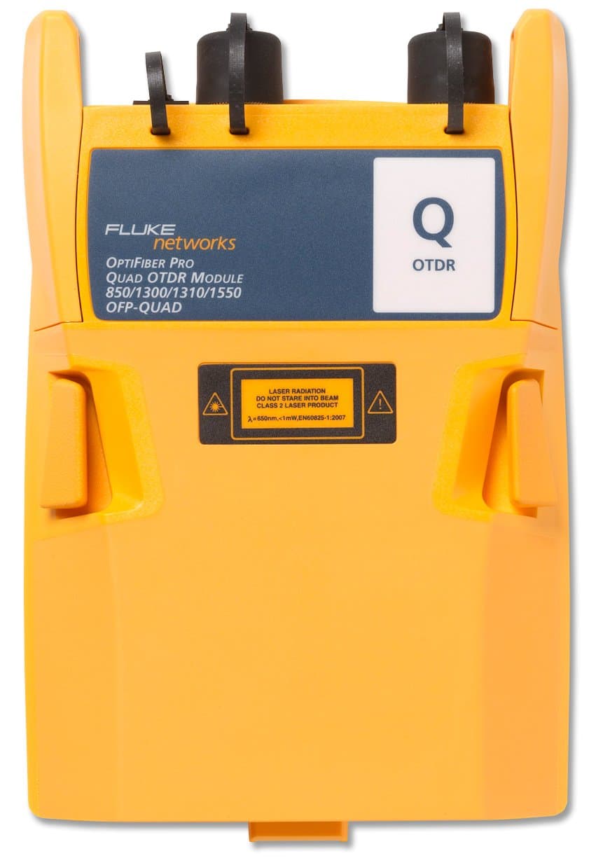 Fluke Networks OptiFiber Pro OFP-QUAD Módulo OTDR Quad para Fibra Óptica, Multimodo y Monomodo, pruebas de certificación y diagnóstico avanzado
