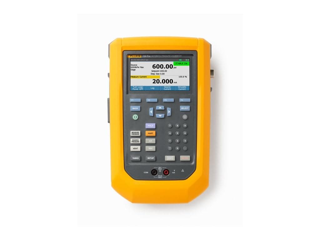 Fluke 729 Pro 7M - Calibrador de Presión Automático Portátil 1000 PSI, Alta Precisión, Con bomba integrada y documentación automática