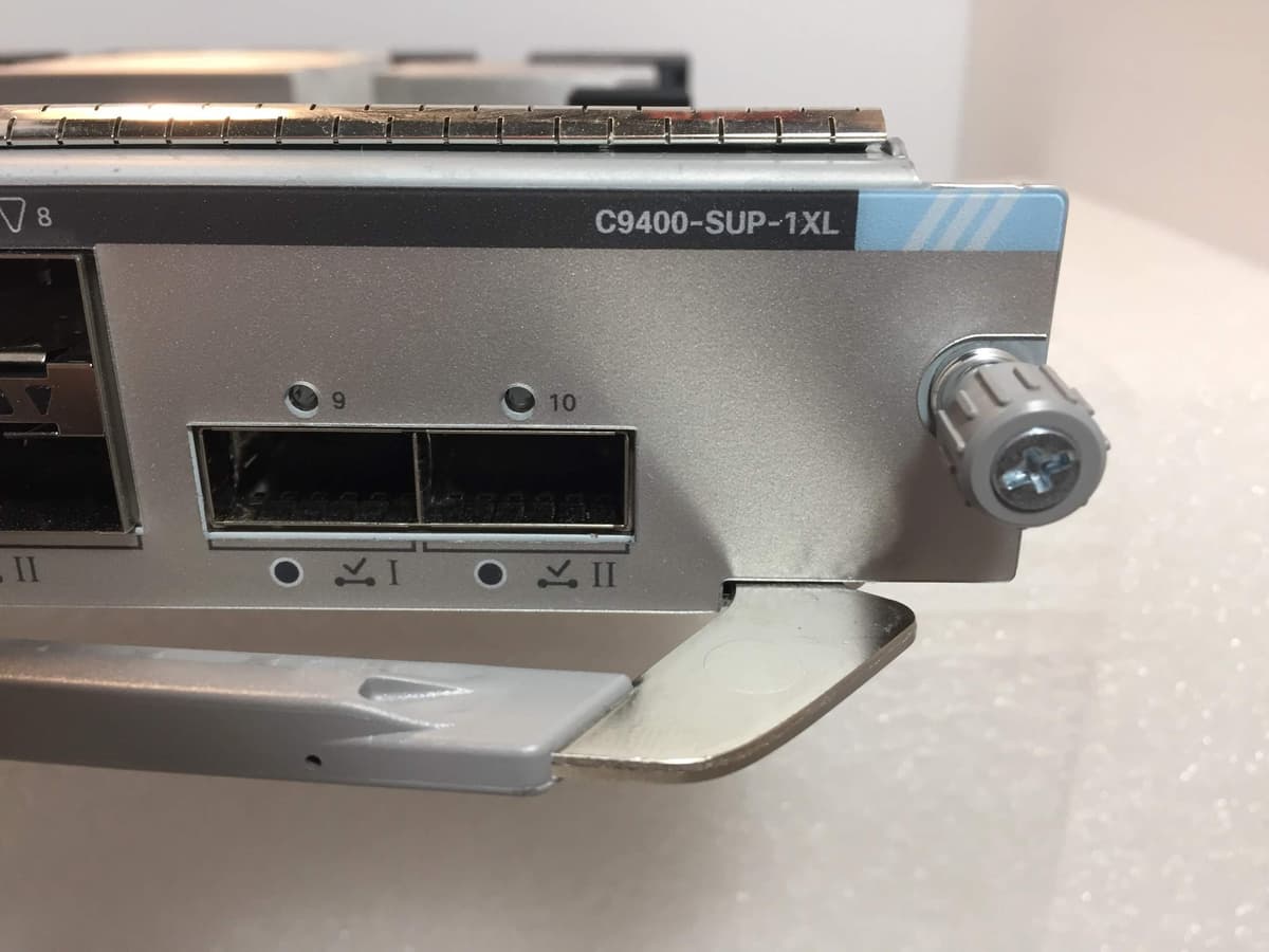 Cisco Catalyst C9400-SUP-1XL Supervisor-1XL Procesador de Control para Switch Modular Serie C9400, Alta Disponibilidad y Rendimiento, Fabricante Cisco Systems, Part Number C9400-SUP-1XL