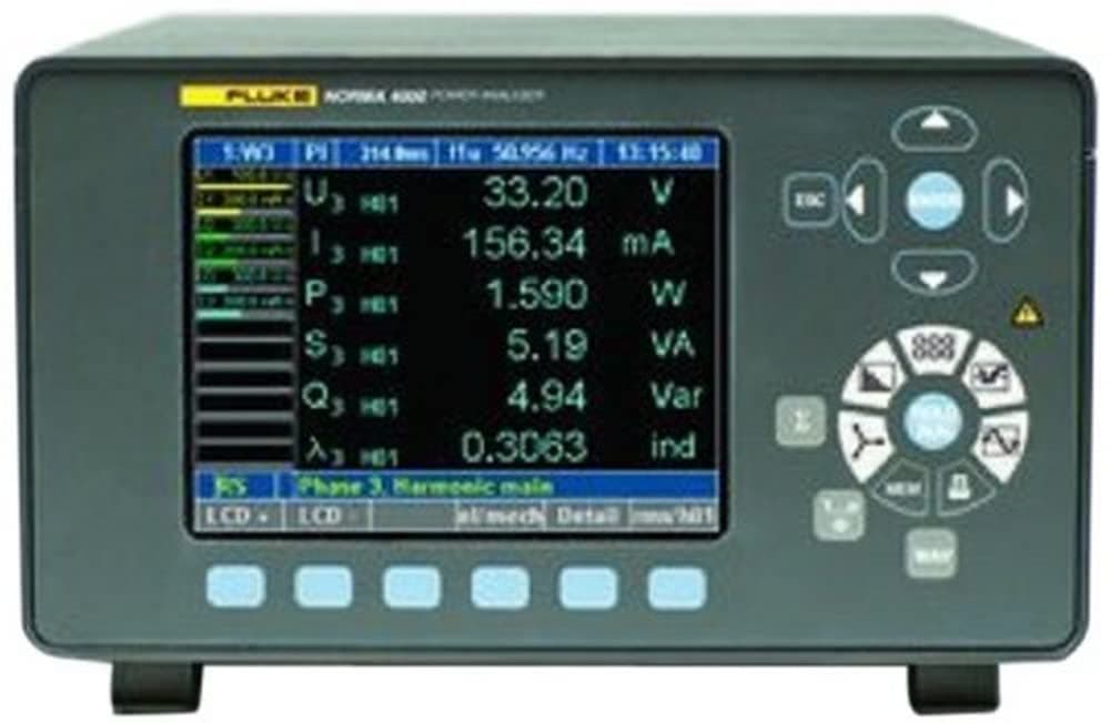 Fluke Norma 4000 FLUKE-N4K 3PP54IP Analizador de Potencia Trifásico de Alta Precisión con Canal PP54, Interfaz IEEE488 y Ethernet, Interfaz de Proceso PI1, Precisión 0.1%, Rango de Voltaje 0.3V-1000V, Corriente hasta 10A