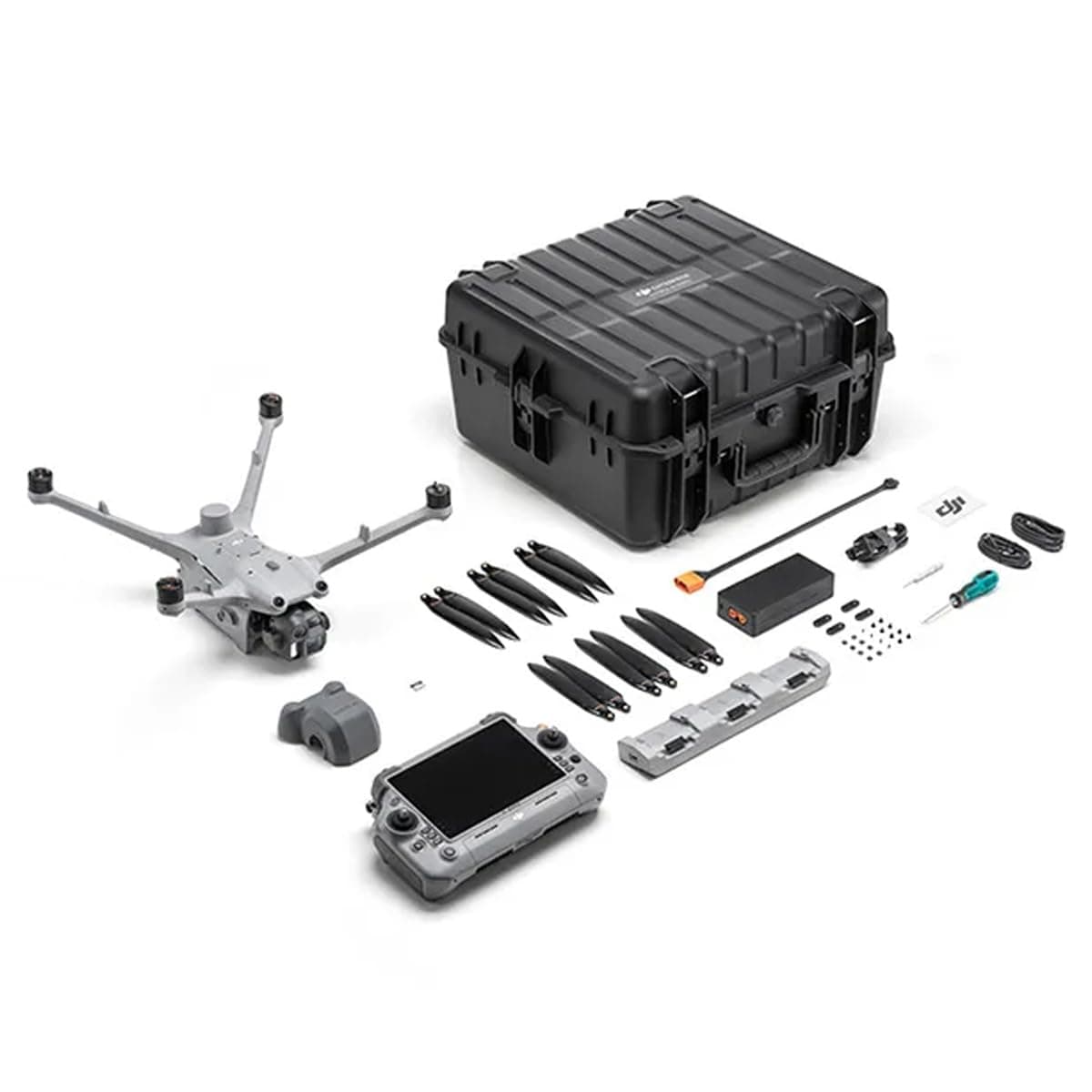 DJI Matrice 4D Drone con Control RC Plus 2 Enterprise, dron profesional cinematografía 6K, transmisión O3 Pro, estabilización avanzada, autonomía extendida, compatible con accesorios DJI CB.202503272939