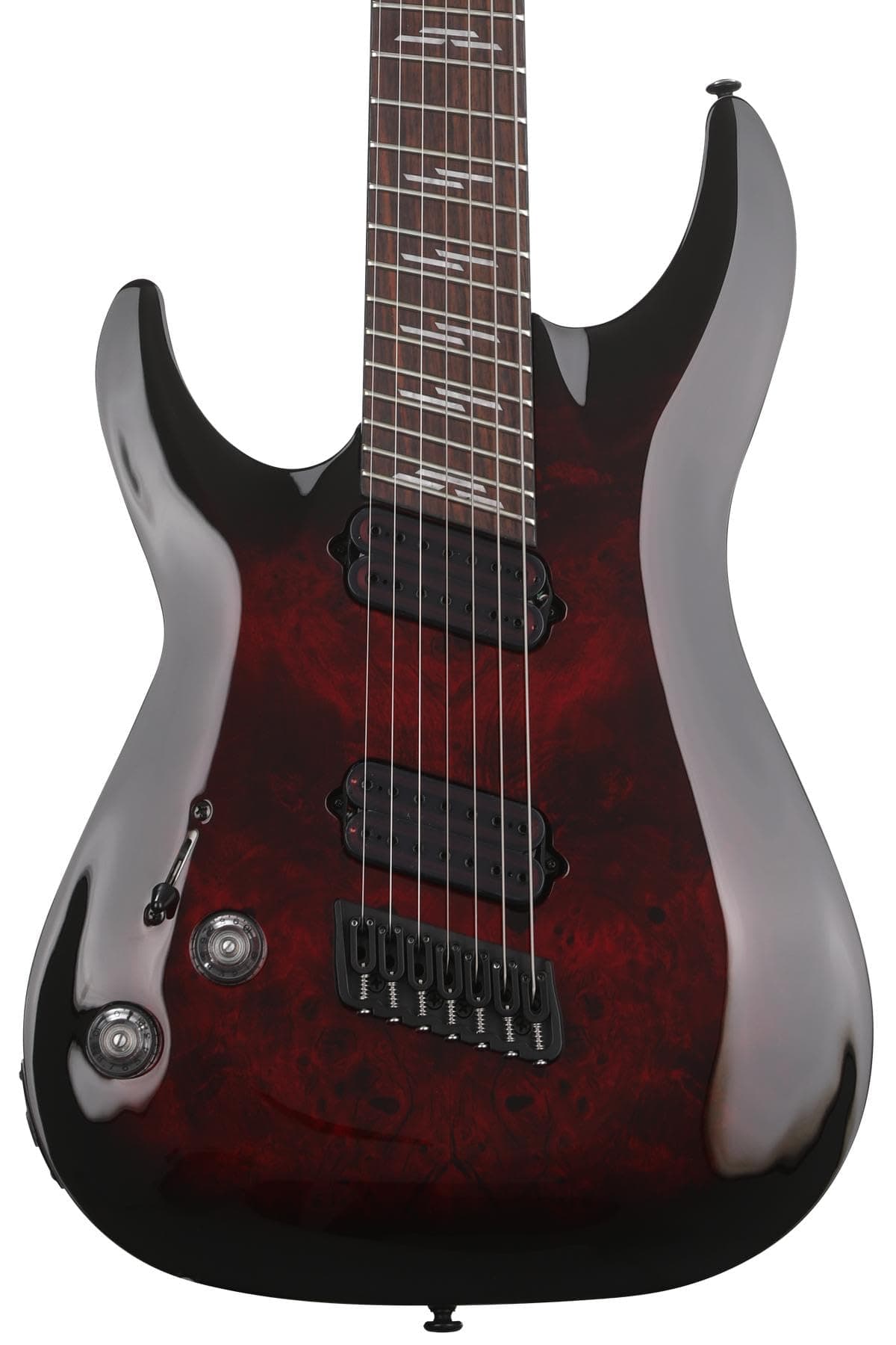 Schecter Omen Elite-7 Multiscale Zurdo Guitarra Eléctrica de 7 Cuerdas Left-handed 7-string Electric Guitar 2468