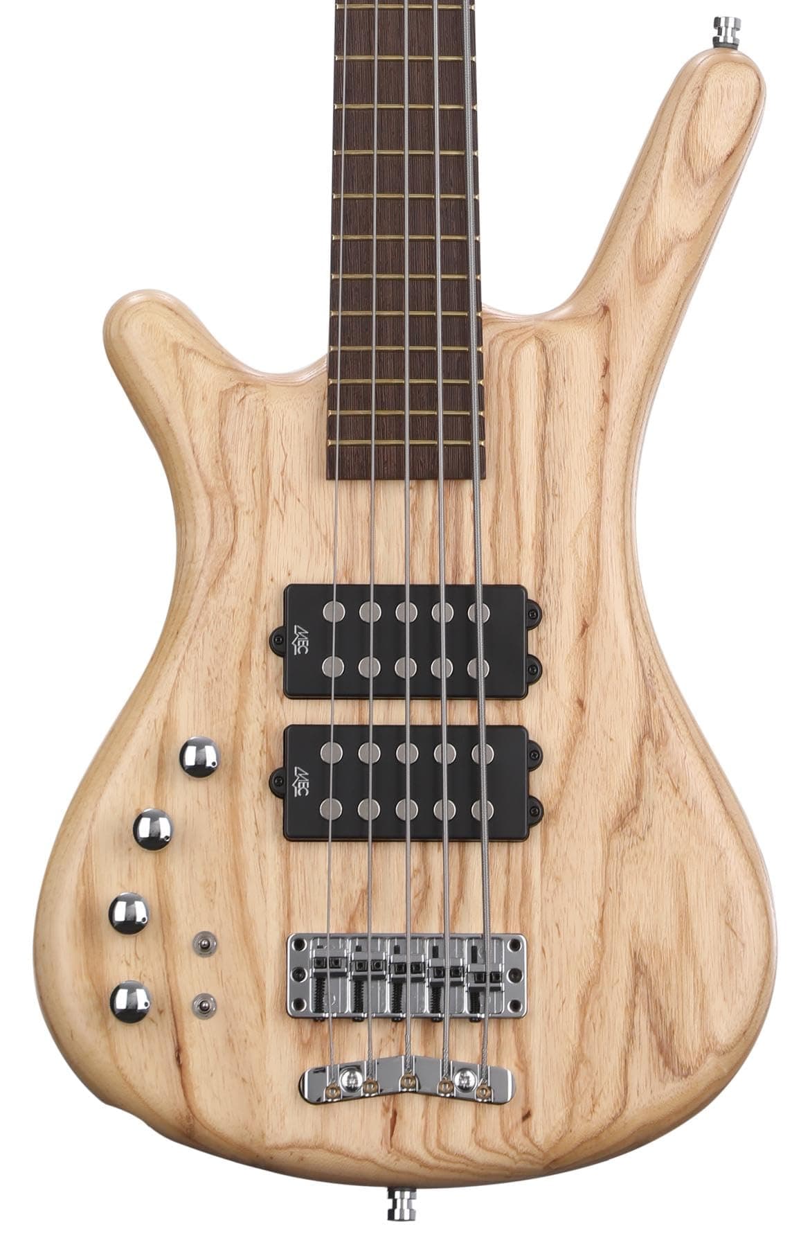 Warwick Pro Series Corvette $$ Bajo Eléctrico 5 Cuerdas para Zurdos - Natural Satin GPS1485 90PA ASH FRL