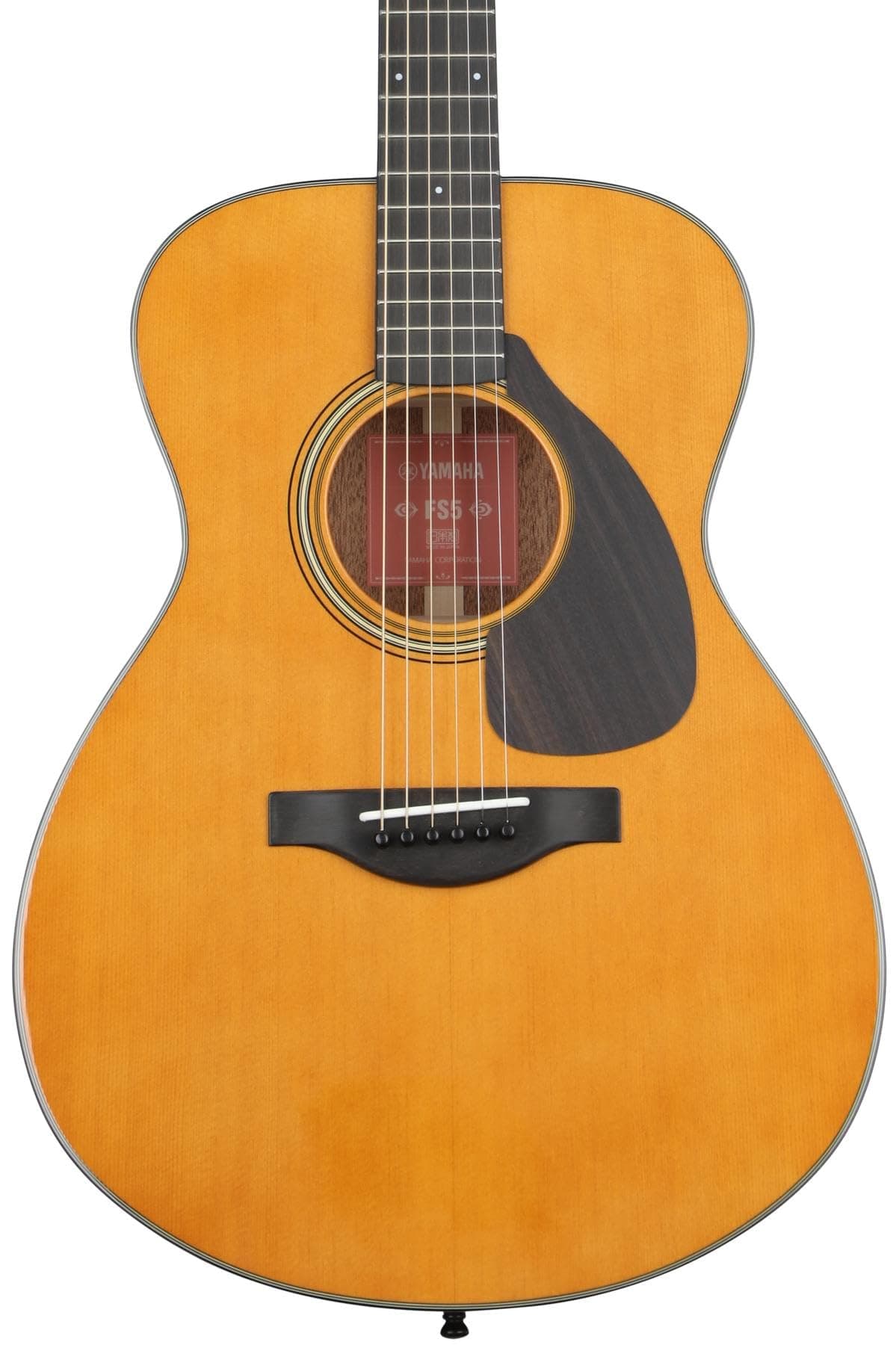 Yamaha Red Label FS5 Guitarra Acústica - Natural, tapa maciza, calidad premium, modelo FS5 GL