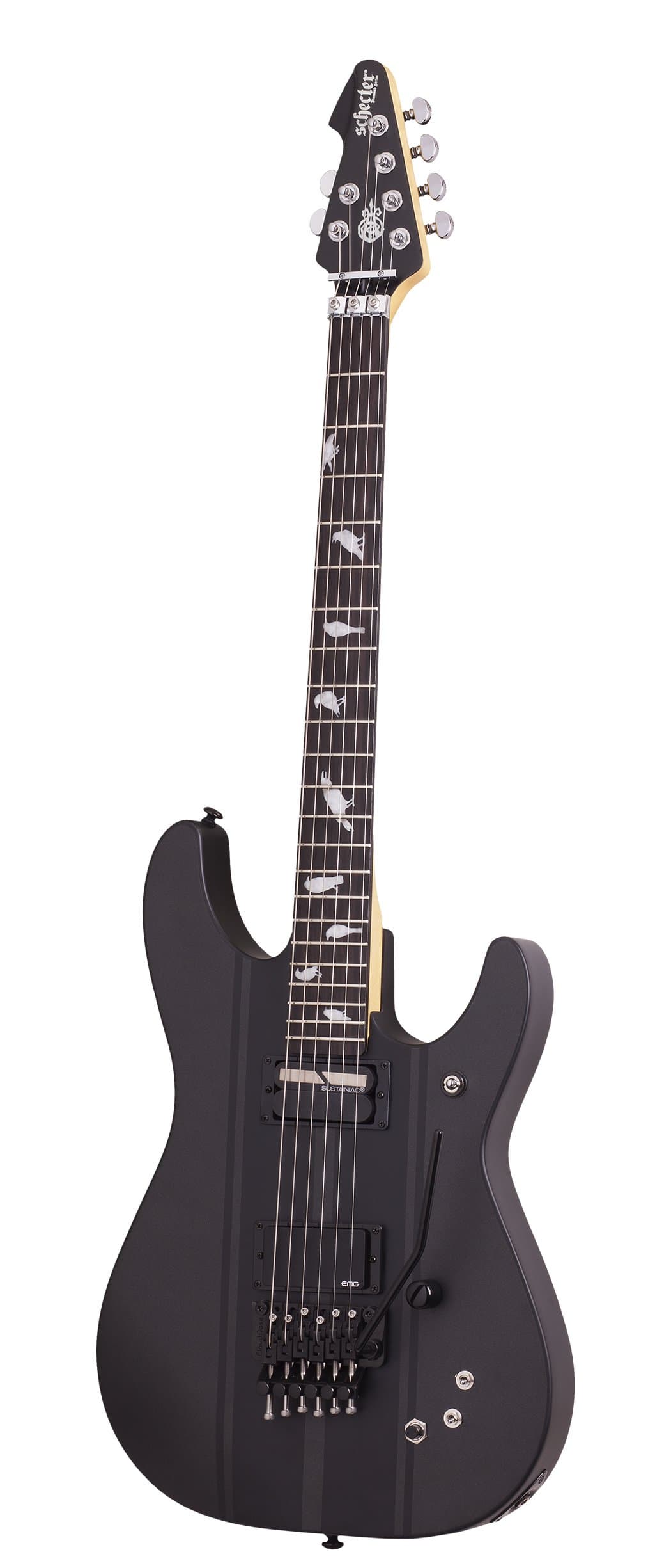 Schecter 270 DJ Ashba Guitarra Eléctrica 6 Cuerdas, Satin Carbon Grey (Gris Carbón Satinado)