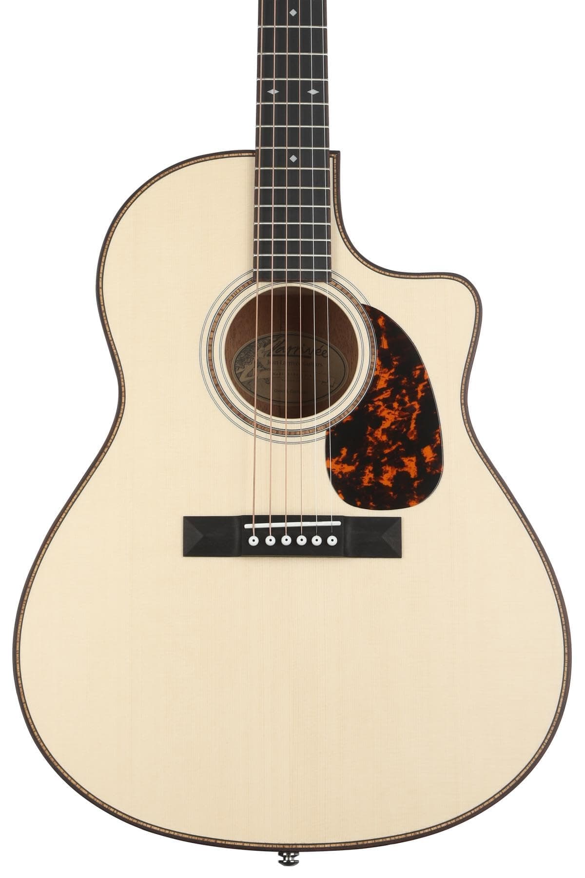 Larrivée LV-24 guitarra acústica electroacústica de concierto caoba premium profesional para estudio y escenario LV-24-MH-0