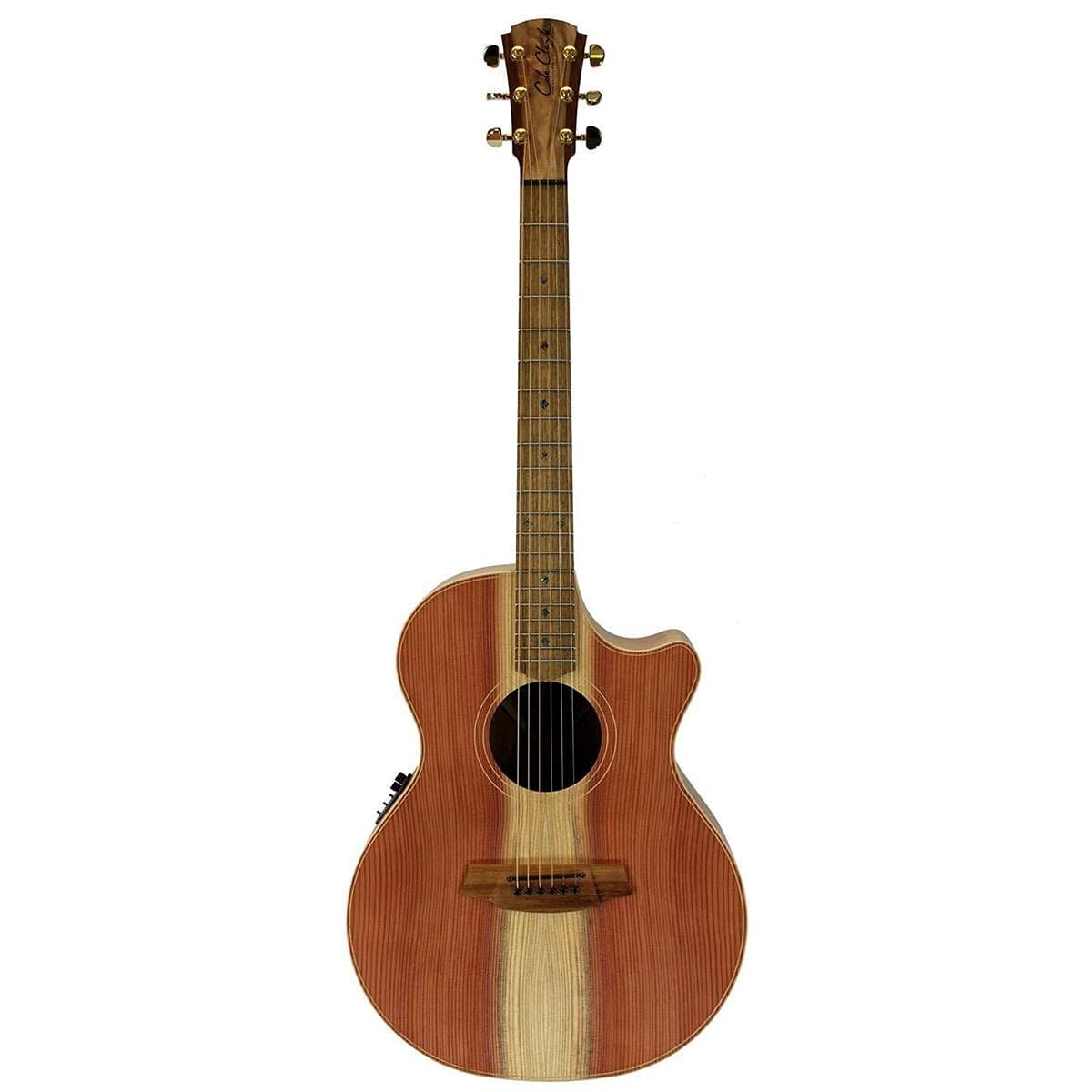 Cole Clark CCAN2EC-RDBL Guitarra Electroacústica 6 Cuerdas, para Diestros, Color Negro
