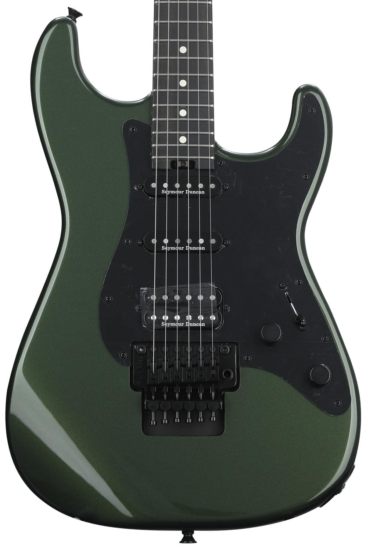 Charvel Pro-Mod So-Cal Style 1 HSS FR E Guitarra Eléctrica - Lambo Green Metallic, Floyd Rose, HSS, diapasón de ébano 2966803518