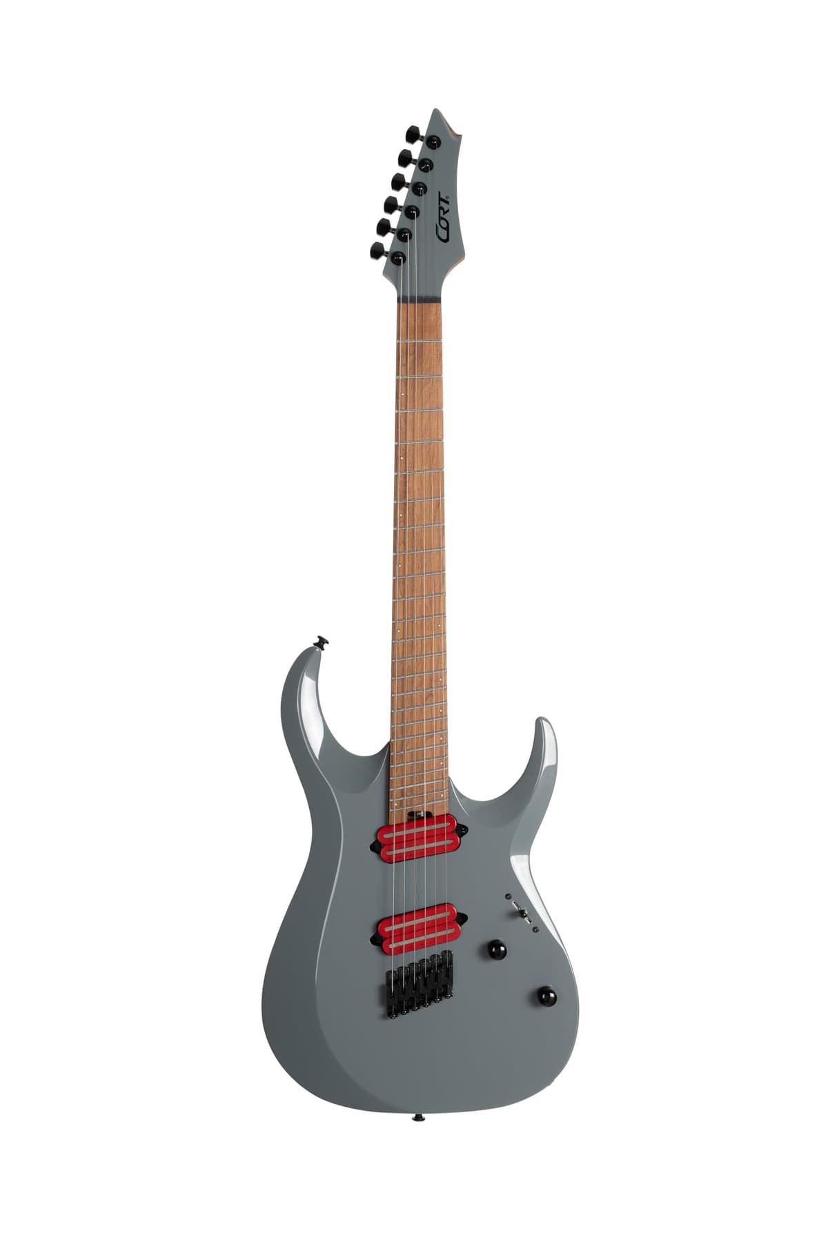 Cort Mutility II MUTILITYII-TTG Guitarra Eléctrica de Cuerpo Sólido Multiescala, Tactical Gray (Gris Táctico)