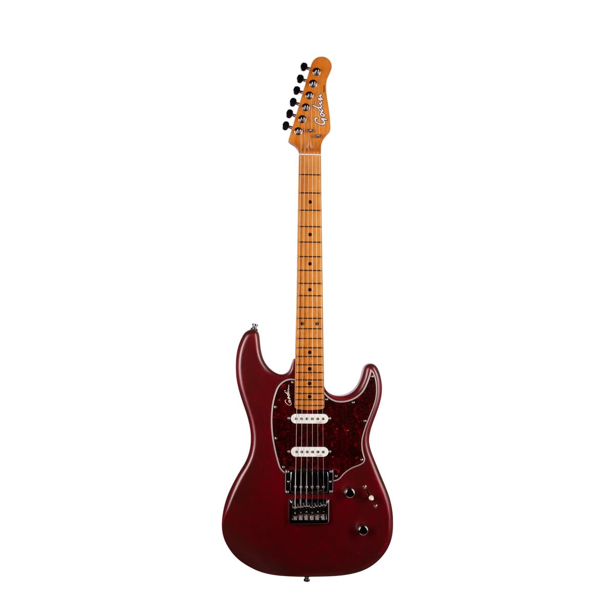 Godin 52240 Guitarra Eléctrica de Cuerpo Sólido 6 Cuerdas, Diestro, Rojo Aztek (052240)