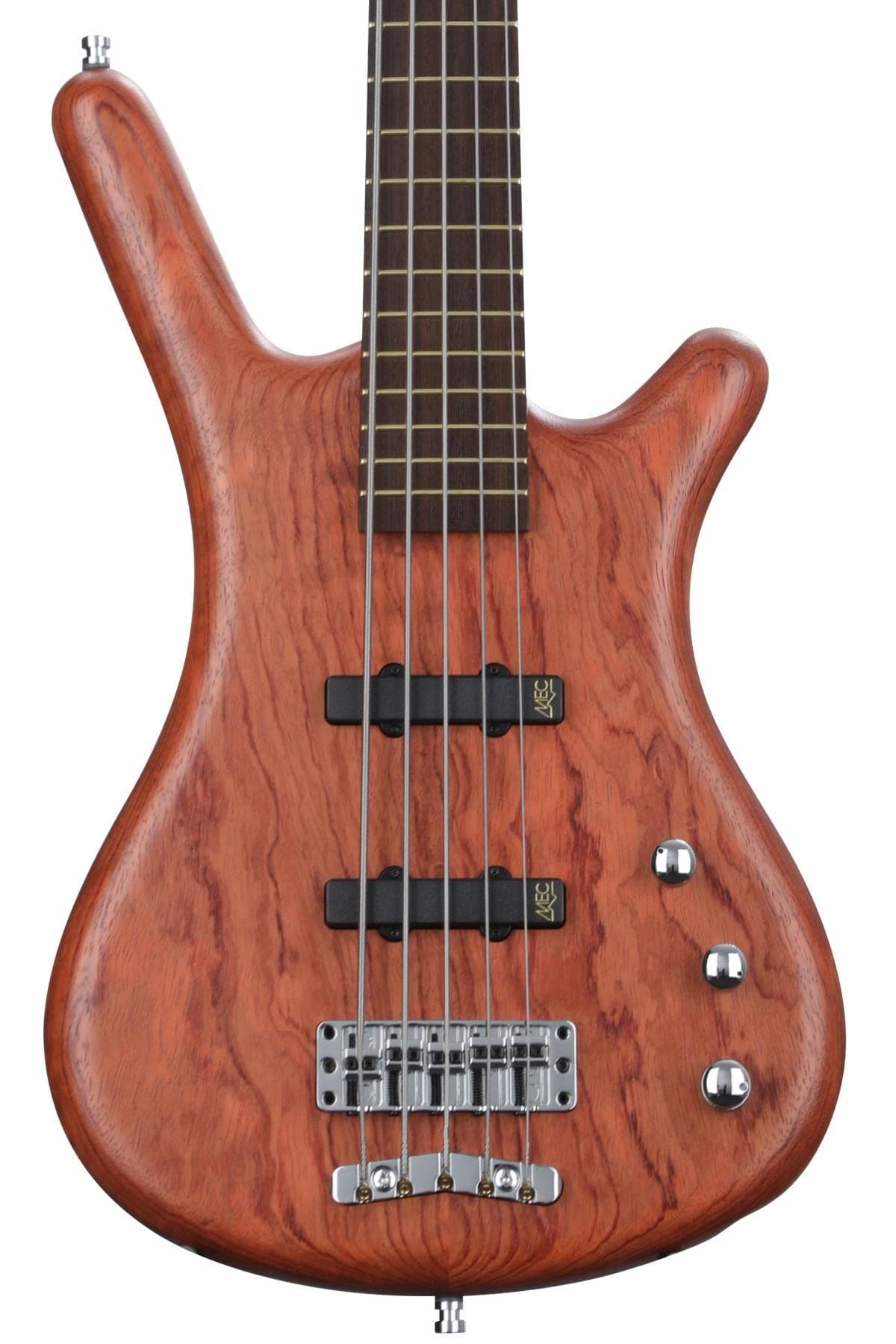 Warwick Pro Series Corvette Standard Bajo Eléctrico de 5 Cuerdas - Bubinga Natural, GPS1245 90AA BUB FR