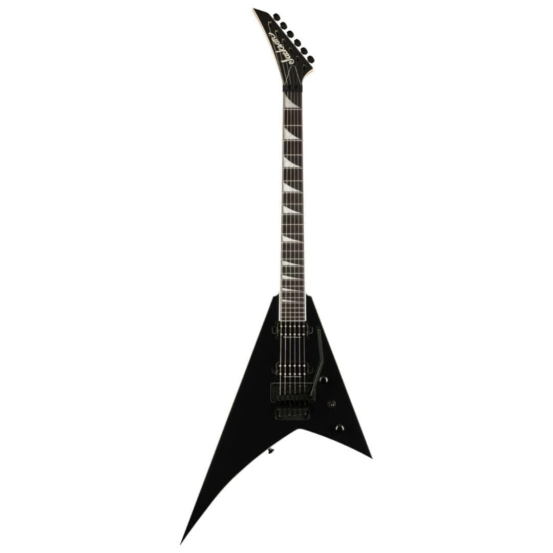 Jackson Pro Plus Series Rhoads PPSRSRHOADSRR24DB Guitarra Eléctrica - Deep Black, 24 trastes, Floyd Rose, pastillas humbucker, cuerpo en V, diestros