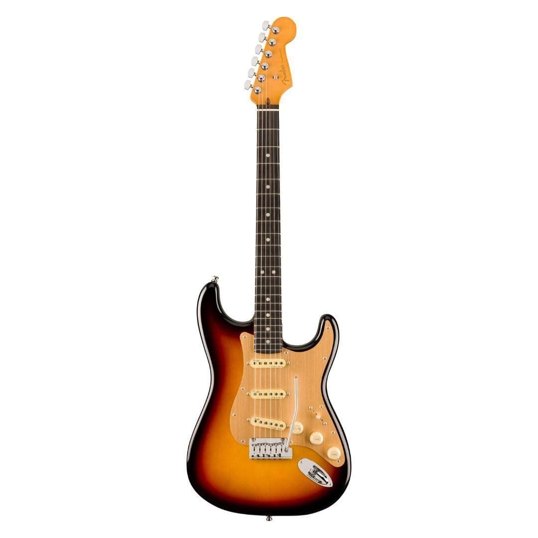 Fender American Ultra II Stratocaster Guitarra Eléctrica - Ultraburst, Diapasón de Ébano, Ebony Fingerboard, Ultraburst, AMULIISTEBUBST
