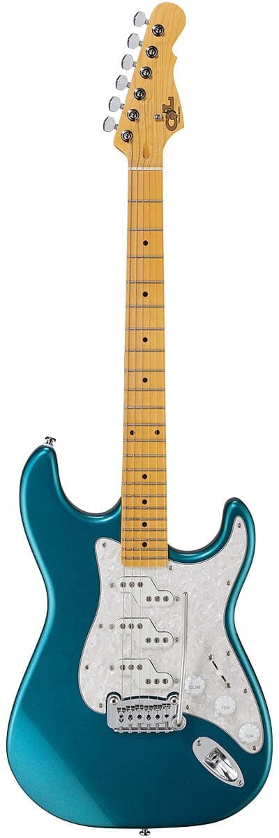G&L Guitars G&L Tribute Comanche TI-COM-111R63M36 Guitarra Eléctrica, Emerald Blue, 6 Cuerdas, Diestro, Single-Coil Z-Coil