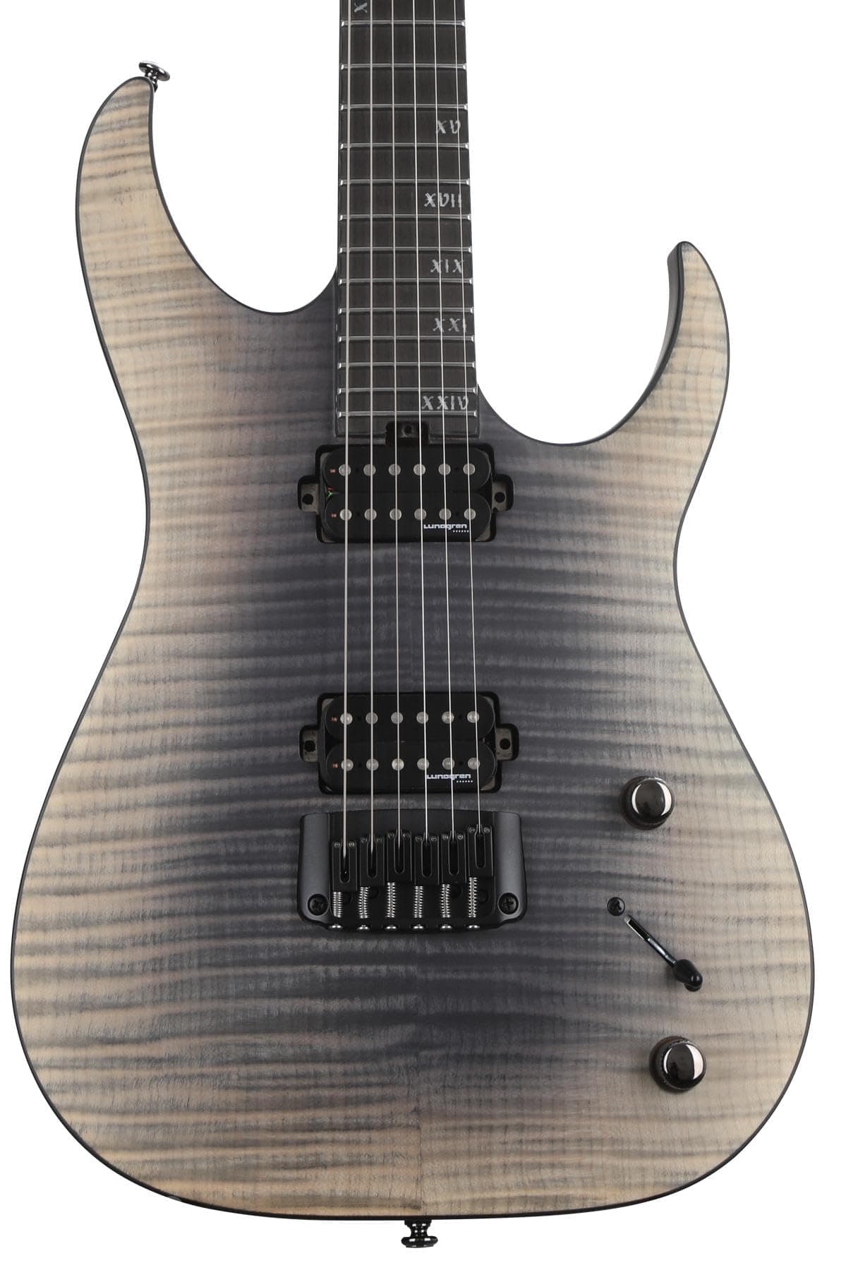 Schecter Banshee Mach-6 Guitarra Eléctrica Fallout Burst 6 Cuerdas Pastillas Humbucker Cuerpo Ligero Acabado Premium 1410