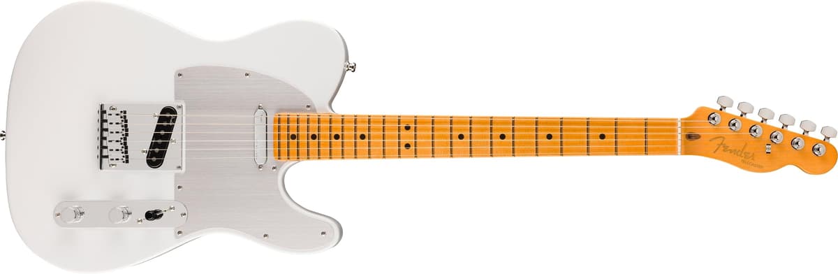 Fender American Ultra II Telecaster, Guitarra Eléctrica Avalanche con Diapasón de Arce, Maple Fingerboard AMULIITLMNAVL