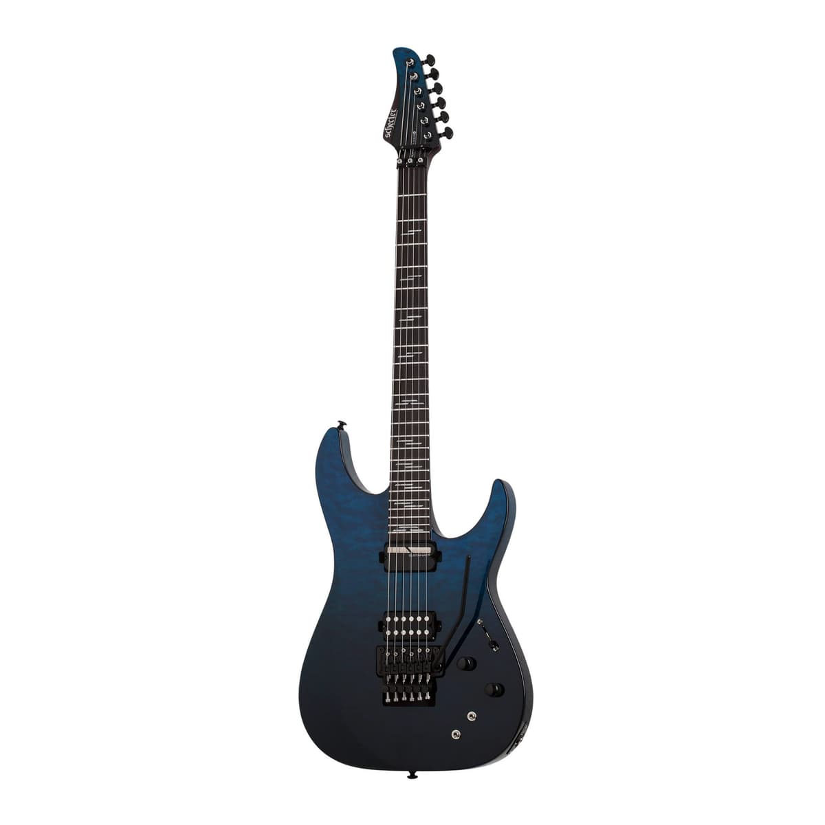 Schecter Reaper-6 FR S Elite 2187 Guitarra Eléctrica Floyd Rose Humbucker Sustainiac - Deep Ocean Blue