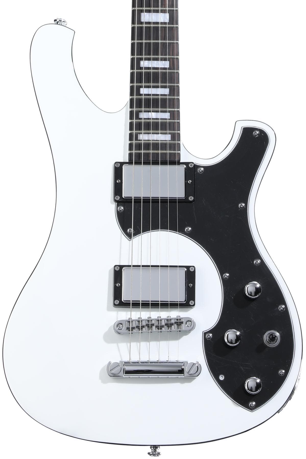 Schecter Stargazer 6 Guitarra Eléctrica - Gloss White, 6 Cuerdas, Cuerpo Sólido, Acabado Blanco Brillante, PartNumber 676