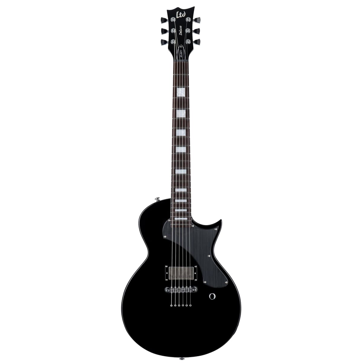 ESP LTD EC-01FT Guitarra Eléctrica Negra - Cuerpo Sólido, 6 Cuerdas, Acabado Black LEC01FTBLK