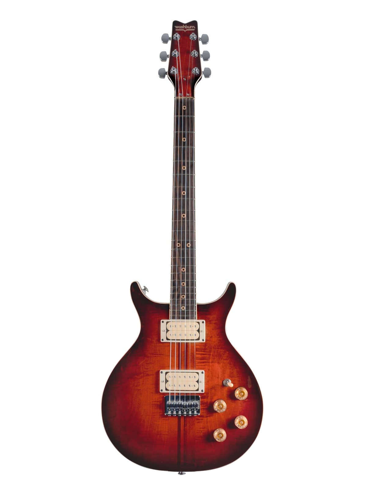 Washburn Wing Series HAWK1-VSB Guitarra Eléctrica American Hawk ’78 con Estuche, Vintage Sunburst