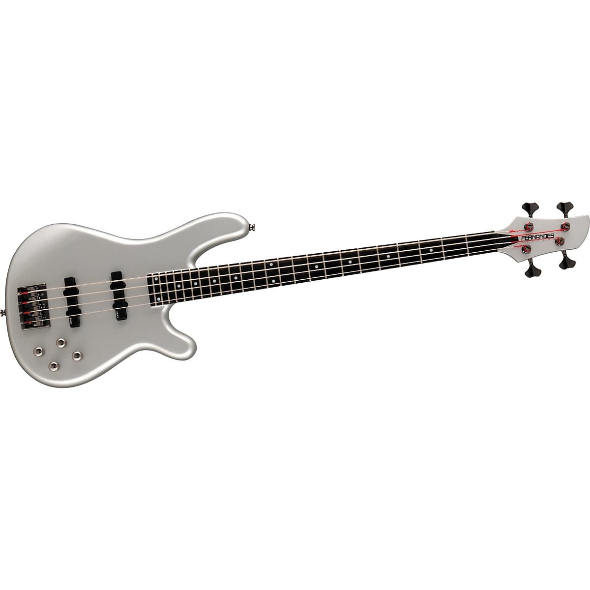 Fernandes Gravity 4 Deluxe Bajo Eléctrico - Pewter | 4 Cuerdas Activo, Cuerpo Cómodo, Sonido Versátil, Acabado Pewter