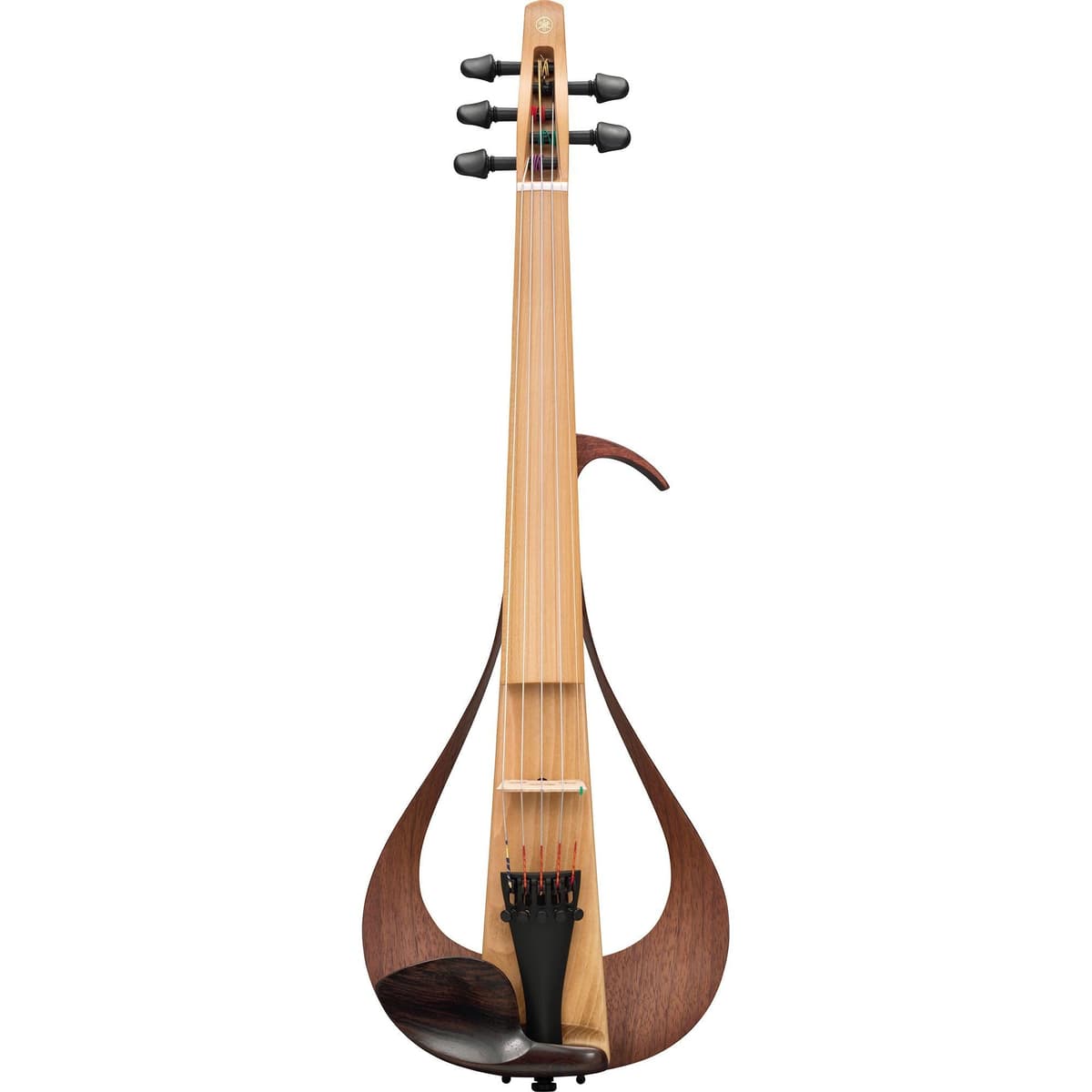 Yamaha YEV105 Pro Violín Eléctrico 5 Cuerdas Natural/Marrón para Escenario y Estudio